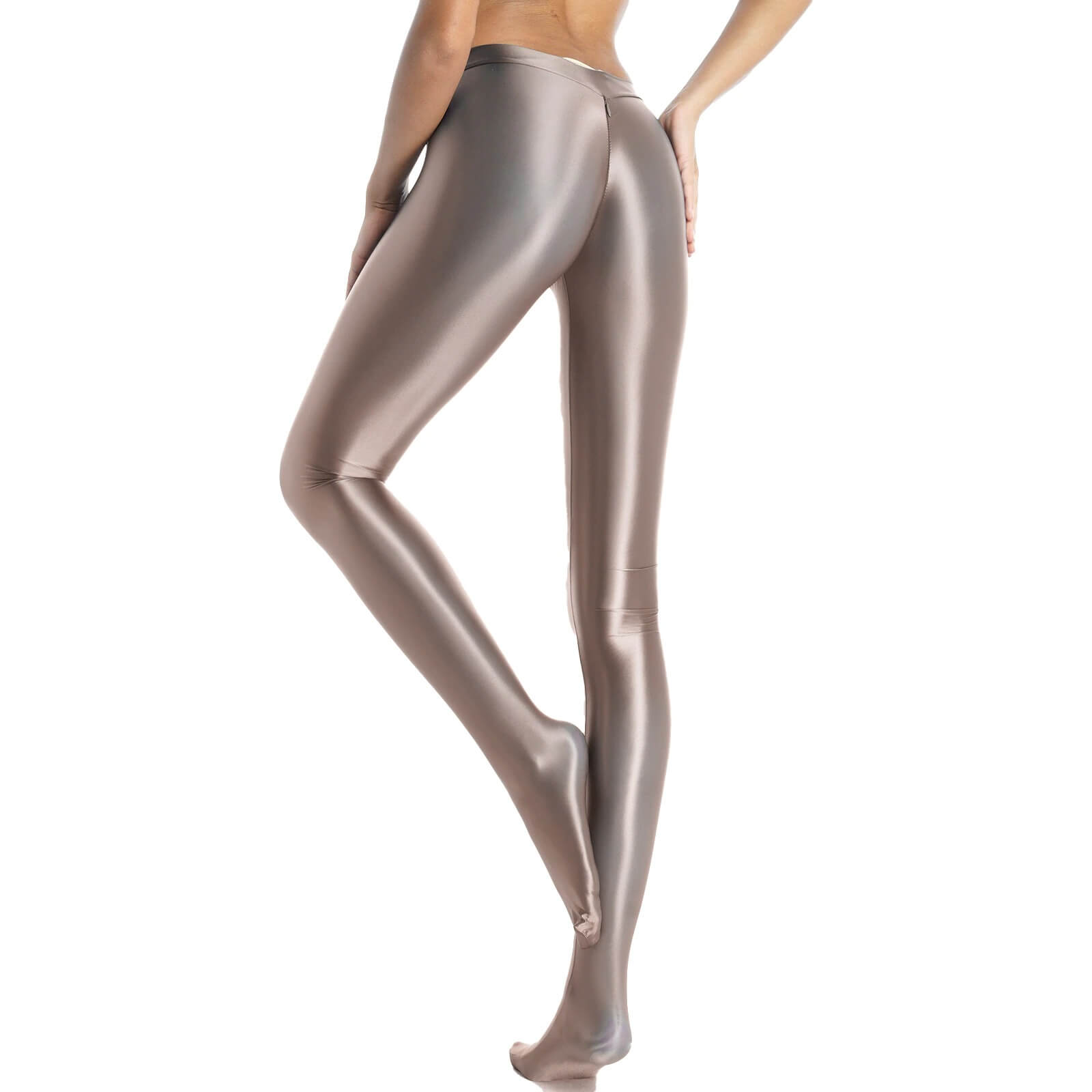 Erotic Mid-Waist Women Legging / Shining Female Tights / Sexy Tight-Fitting Clothing - EVE's SECRETS