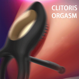 Erotic Penis Double Rings Vibrator / Wireless Stimulator Cockrings for Delay Ejaculation / Male Sex Toys - EVE's SECRETS