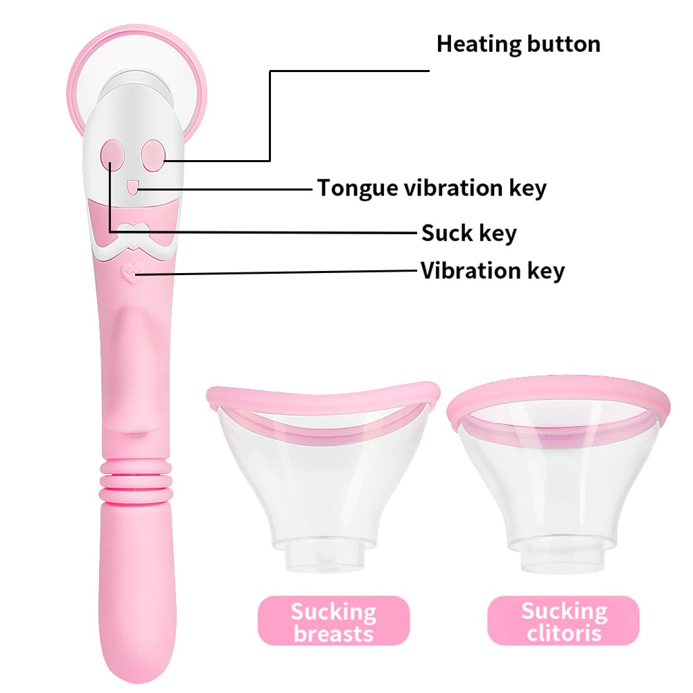 Erotic Sex Toy for Women Heating Nipple Sucker / Adult Dildo Vibrator Clitoris Stimulator - EVE's SECRETS