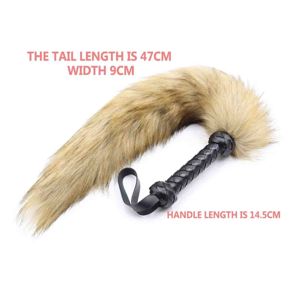 Erotic Sex Toys for Couples / BDSM Whip for Sex Games / Faux Fur Tail for Couples - EVE's SECRETS