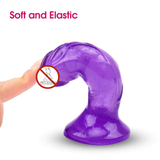 Erotic Small Soft Jelly Dildo / Adult Realistic Butt Plug / Unisex Anal Sex Toy - EVE's SECRETS