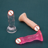 Erotic Small Soft Jelly Dildo / Adult Realistic Butt Plug / Unisex Anal Sex Toy - EVE's SECRETS
