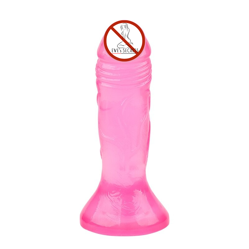 Erotic Small Soft Jelly Dildo / Adult Realistic Butt Plug / Unisex Anal Sex Toy - EVE's SECRETS