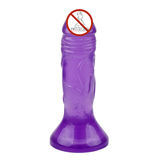 Erotic Small Soft Jelly Dildo / Adult Realistic Butt Plug / Unisex Anal Sex Toy - EVE's SECRETS