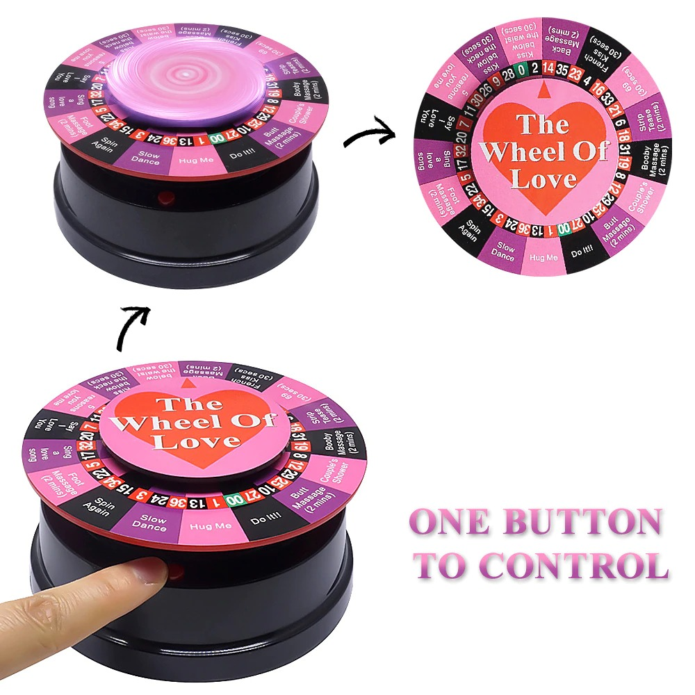 Erotic Wheel of Fortune for Adult / Board Sex Game for Couples / 17 Ways for Playing Game - EVE's SECRETS
