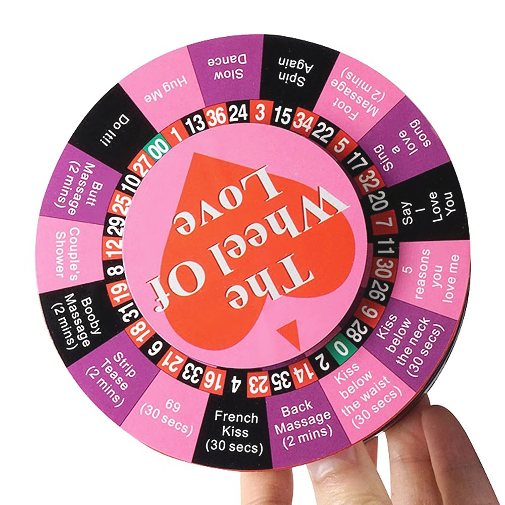 Erotic Wheel of Fortune for Adult / Board Sex Game for Couples / 17 Ways for Playing Game - EVE's SECRETS