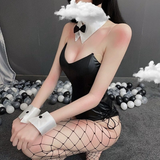Erotic Women's Bodysuit with Sexy Bunny Tail / Rabbit Costum with Long Ears for Adult - EVE's SECRETS