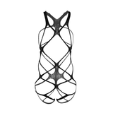 Erotic Women's Lingerie / Sexy Black Bodysuit / Adult Open Crotch Underwear - EVE's SECRETS