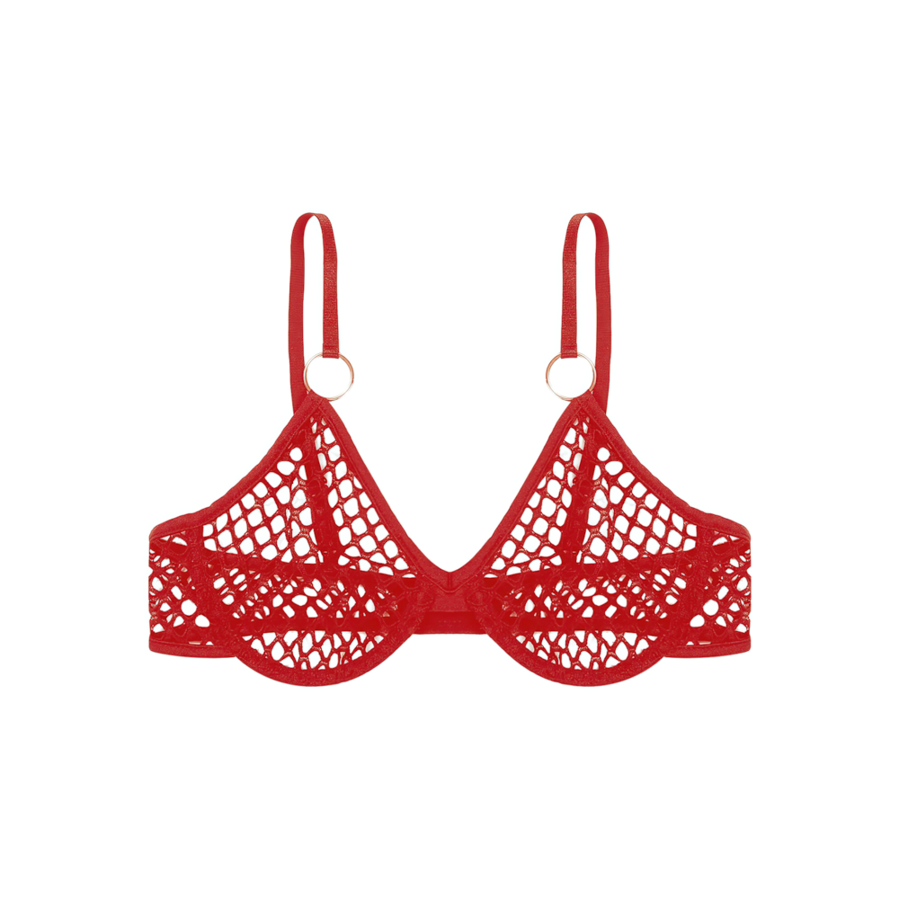 Erotic Women's Mesh Bra / Sexy Transparent Female Underwear For Role-Play Games - EVE's SECRETS