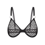 Erotic Women's Mesh Bra / Sexy Transparent Female Underwear For Role-Play Games - EVE's SECRETS