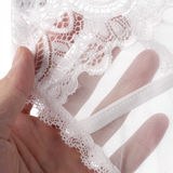 Erotic Women's Open Crotch Low Waist Panties / Sexy Female Lace Underwear with Bow - EVE's SECRETS