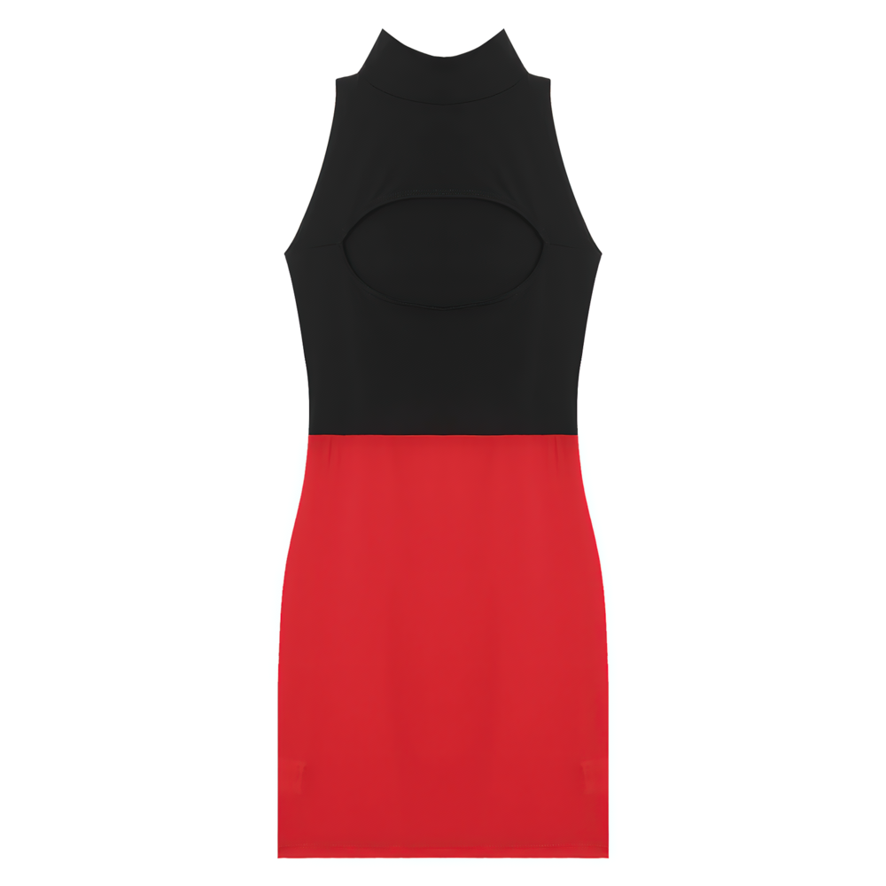 Erotic Women's Transparent Clothing / Sexy O-Neck Sleeveless Female Short Dress - EVE's SECRETS