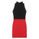Erotic Women's Transparent Clothing / Sexy O-Neck Sleeveless Female Short Dress - EVE's SECRETS