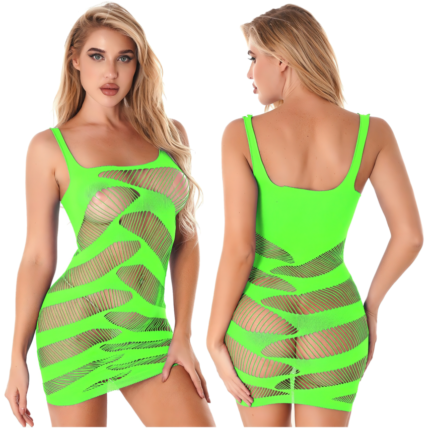 Erotic Women's Transparent  Clothing / Women's Sexy Backless Short Dress For Adult Games - EVE's SECRETS