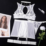 Fancy Erotic 5-Pieces Underwear / Sexy Transparent Lingerie Set / Women's Seductive Clothing - EVE's SECRETS