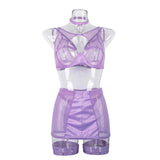 Fancy Erotic 5-Pieces Underwear / Sexy Transparent Lingerie Set / Women's Seductive Clothing - EVE's SECRETS