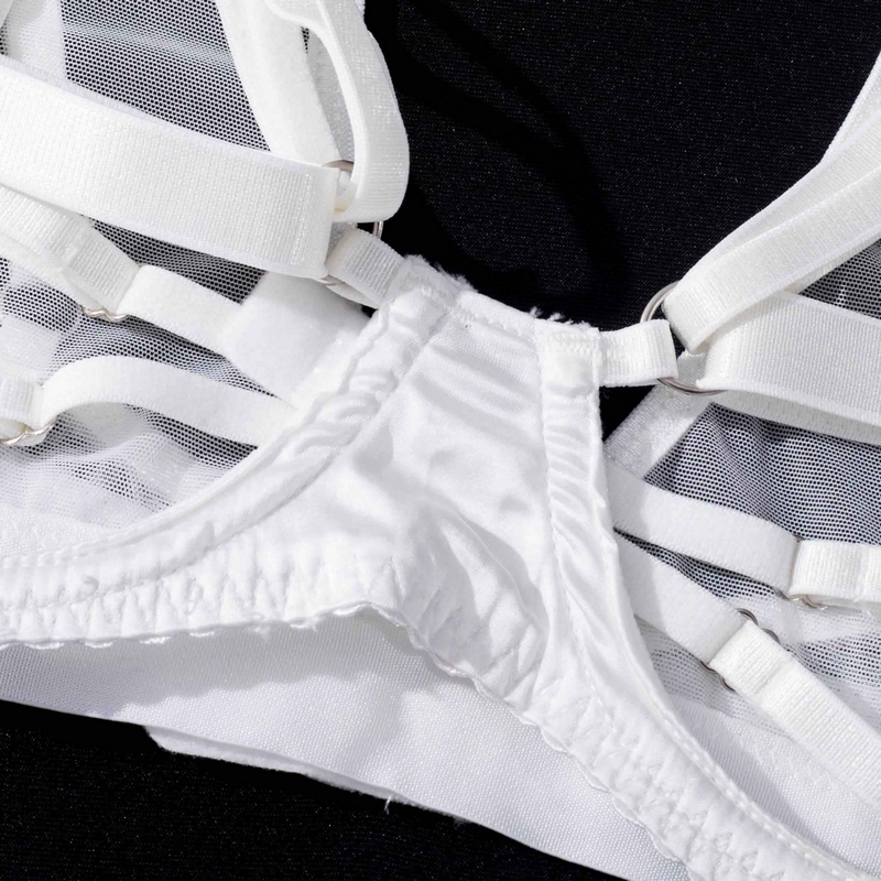 Fancy Erotic 5-Pieces Underwear / Sexy Transparent Lingerie Set / Women's Seductive Clothing - EVE's SECRETS