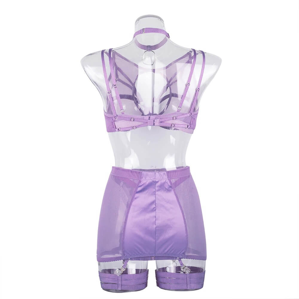 Fancy Erotic 5-Pieces Underwear / Sexy Transparent Lingerie Set / Women's Seductive Clothing - EVE's SECRETS