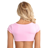 Fashion Girls Stretchy Yes Daddy Printed Summer Crop Tops / Night Rave Party Clubwear Bra Vest - EVE's SECRETS
