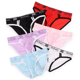 Fashion Men's Low Rise Underwear / Sexy Male U-Bulge Ultra Thin Underpants - EVE's SECRETS
