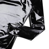 Fashion Men's Wet Look Patent Leather Top / Male Black Shiny Long Sleeves Pullover - EVE's SECRETS