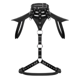 Faux Leather Body Chest Harness / Slim Fit Top Harness / Male Cosplay Costume Bondage - EVE's SECRETS