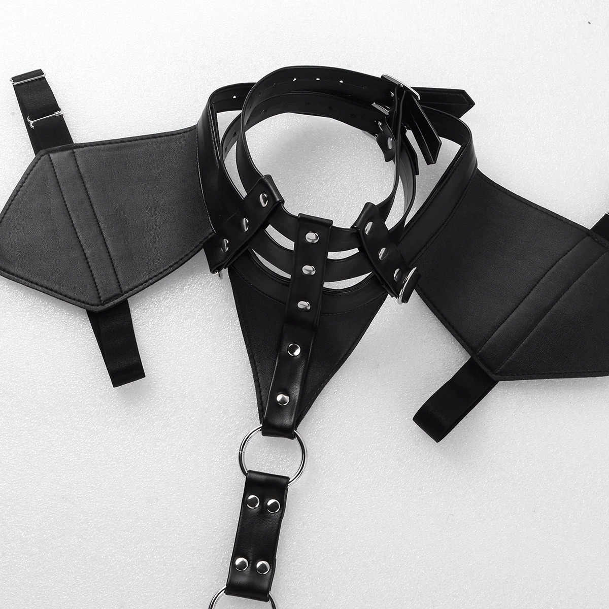 Faux Leather Body Chest Harness / Slim Fit Top Harness / Male Cosplay Costume Bondage - EVE's SECRETS