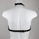 Faux Leather Lingerie Harness for Women / Hot Bra Belt Harness Cage Fetish Bondage - EVE's SECRETS