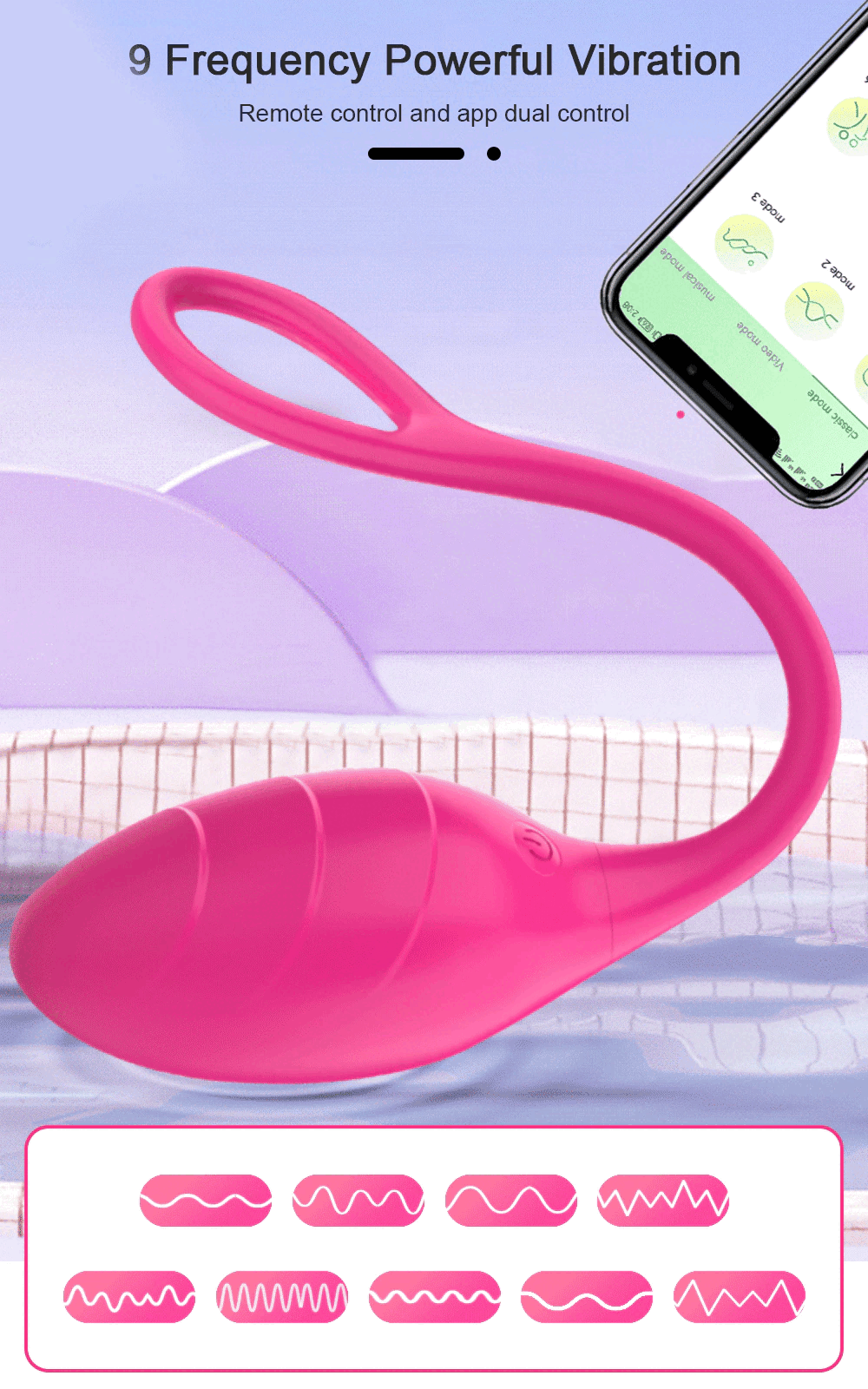 Female App-Controlled Egg Vibrators / Women's G-Spots Masturbator / Wireless Remote Vibrator - EVE's SECRETS