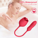 Female Clitoral Stimulator / Rose Dildo Stretching Vibrator for Women / Adults Sexy Toys - EVE's SECRETS
