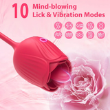 Female Clitoral Stimulator / Rose Dildo Stretching Vibrator for Women / Adults Sexy Toys - EVE's SECRETS
