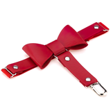 Female Colorful PU Leather Stockings Garter Belts / Women's Retro Rivet Lace Body Harness - EVE's SECRETS