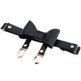 Female Colorful PU Leather Stockings Garter Belts / Women's Retro Rivet Lace Body Harness - EVE's SECRETS
