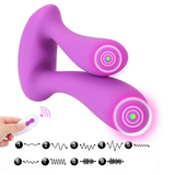 Female Double Penetration Masturbator / Remote Control Sex Toys / Women's G-Spot Vibrator - EVE's SECRETS