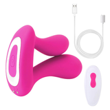 Female Double Penetration Masturbator / Remote Control Sex Toys / Women's G-Spot Vibrator - EVE's SECRETS