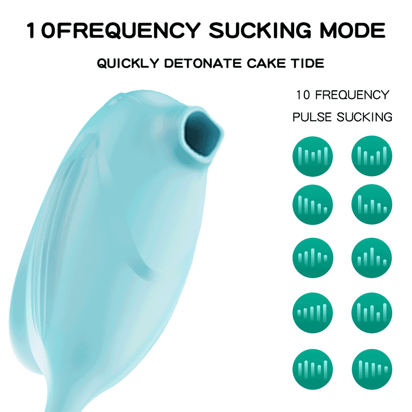 Female Egg Vibrator / Clitoral Suction Sex Toy With Funktion G-Spot Stimulation - EVE's SECRETS
