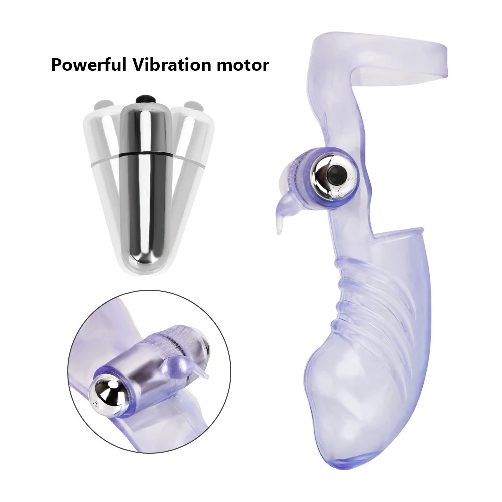 Female Finger Masturbator Clitoral Stimulator / Adult Vibrator G-Spot Massager - EVE's SECRETS