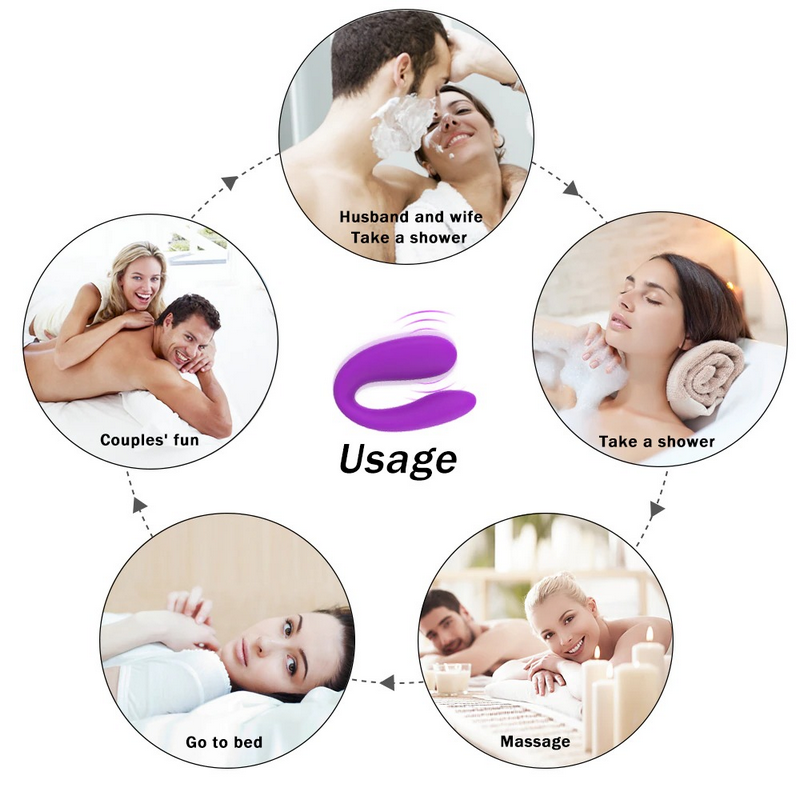 Female G-Spot Dildo Vibrator / Double Vibrator Sex Toy For Women / Waterproof Silicone Stimulator - EVE's SECRETS
