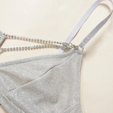 Female Push Up Chain Bra And Panty Lingerie / Women's Sexy Bralette Brief Underwear - EVE's SECRETS
