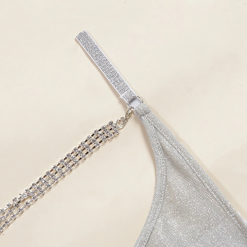 Female Push Up Chain Bra And Panty Lingerie / Women's Sexy Bralette Brief Underwear - EVE's SECRETS