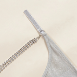 Female Push Up Chain Bra And Panty Lingerie / Women's Sexy Bralette Brief Underwear - EVE's SECRETS