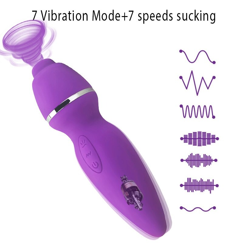 Female Sex Toy Clitoris Sucker / Adult Silicone Vibrator Stimulator - EVE's SECRETS