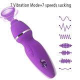 Female Sex Toy Clitoris Sucker / Adult Silicone Vibrator Stimulator - EVE's SECRETS