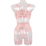 Female Sexy 3 Pieces Lingerie Underwear / Women's Sensual Push Up Lingerie Apparel - EVE's SECRETS