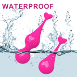 Female Silicone Kegel Balls / Elastic Women's Vagina Trainer With Hearts / G-Spot Massager - EVE's SECRETS