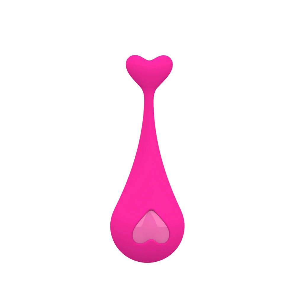 Female Silicone Kegel Balls / Elastic Women's Vagina Trainer With Hearts / G-Spot Massager - EVE's SECRETS