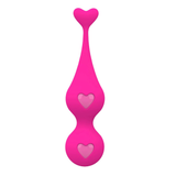 Female Silicone Kegel Balls / Elastic Women's Vagina Trainer With Hearts / G-Spot Massager - EVE's SECRETS