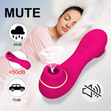 Female Sucking Vibrator / Female Masturbator Nipple Licking / Clitoris Stimulator with Tongue - EVE's SECRETS