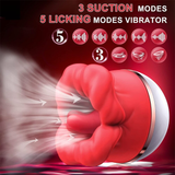 Female Tongue Vibrator / Women's Clitoral Suction Masturbator / Realistic Adult Sex Toys - EVE's SECRETS