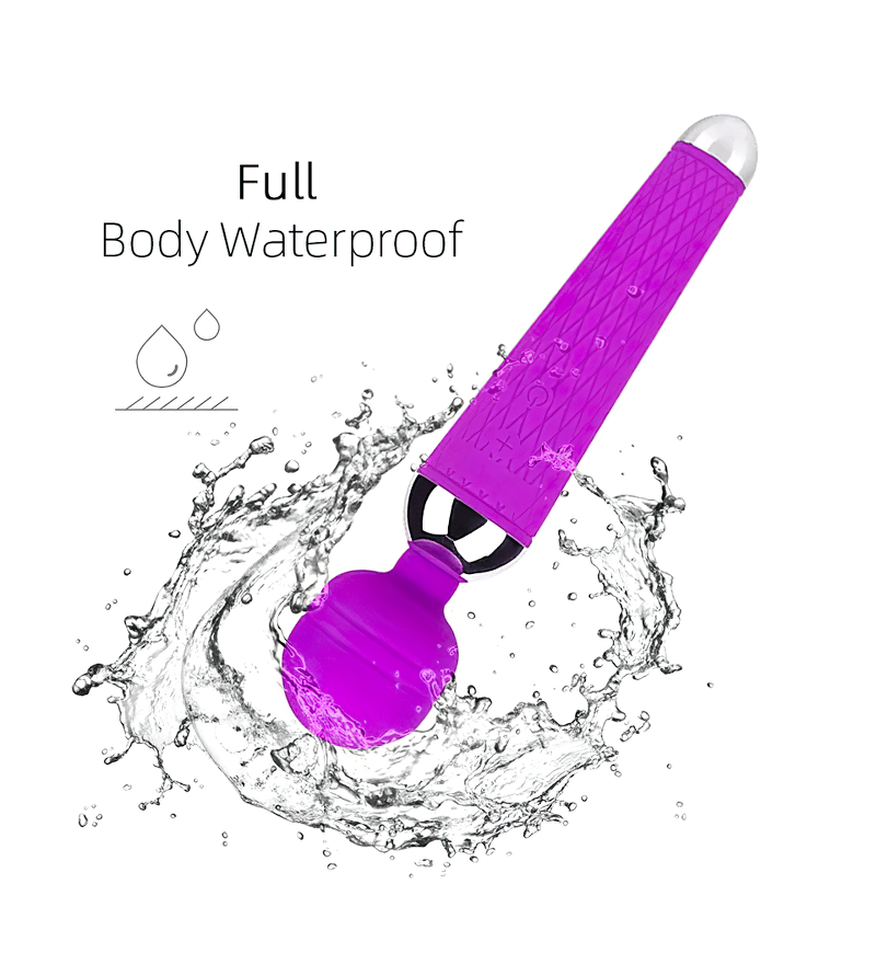 USB Recharge Female Clitoris Vibrator / Vibrating G-Spot Stimulator / Female Wand Massager - EVE's SECRETS